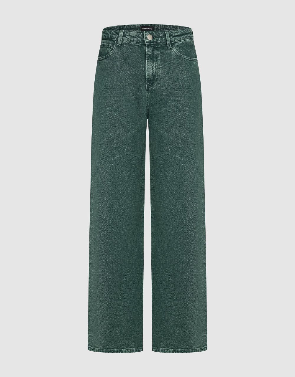 Raw Hem Wide-Leg Jeans sold by Urban Revivo