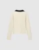 Drop Shoulder Sleeve Lapel Knitted T-Shirt sold by Urban Revivo