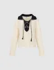 Drop Shoulder Sleeve Lapel Knitted T-Shirt sold by Urban Revivo