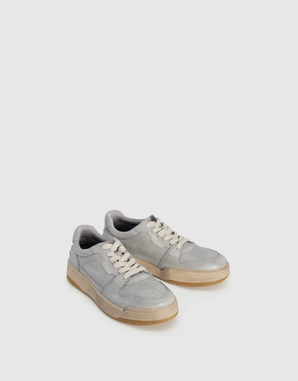 Distressed Round Toe Sneakers sold by Urban Revivo
