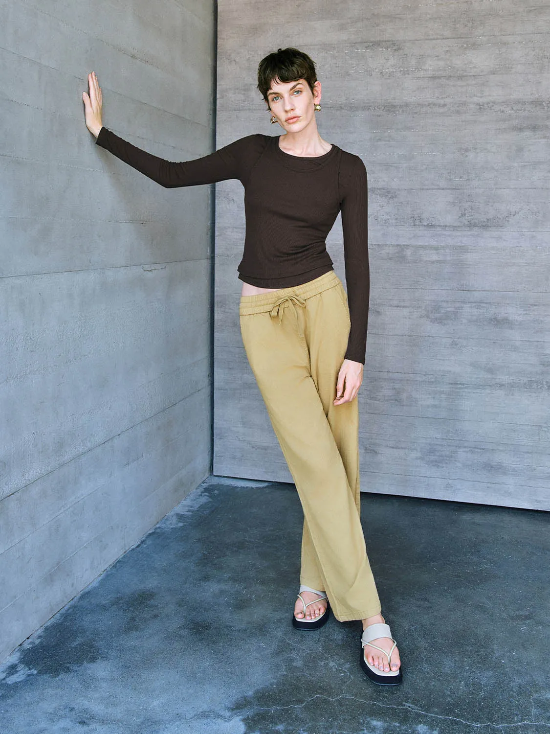 Drawstring Waist Jeans sold by Urban Revivo product image thumbnail 5