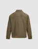 Drop Shoulder Sleeve Straight Jacket sold by Urban Revivo