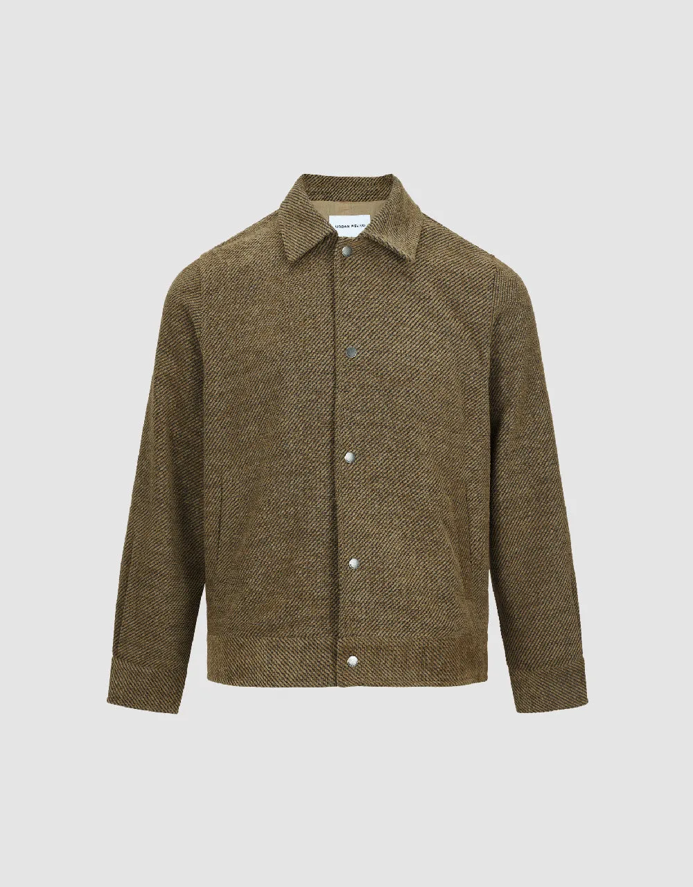 Drop Shoulder Sleeve Straight Jacket sold by Urban Revivo