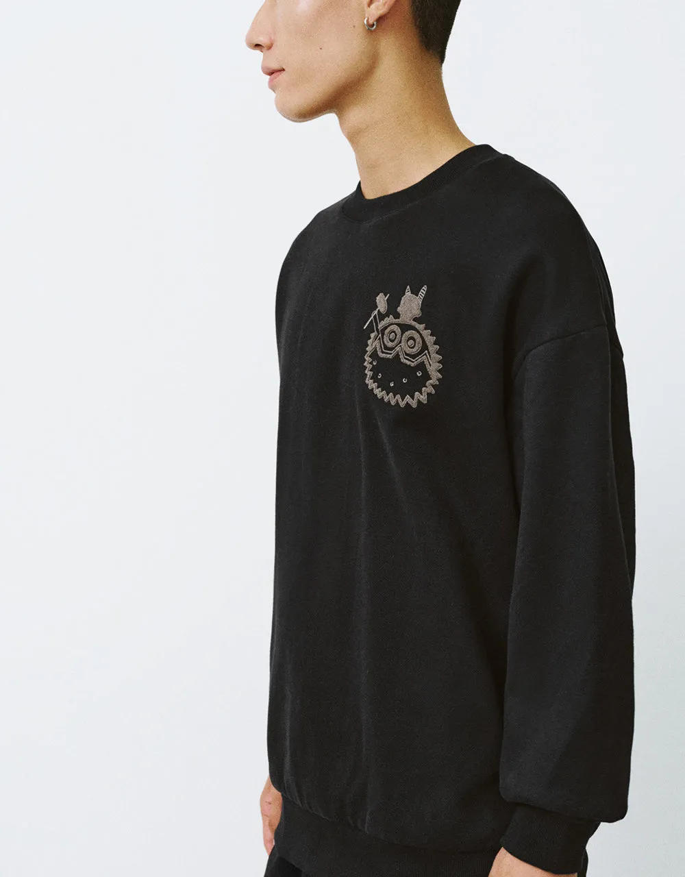 Printed Crew Neck Sweatshirt sold by Urban Revivo product image thumbnail 3