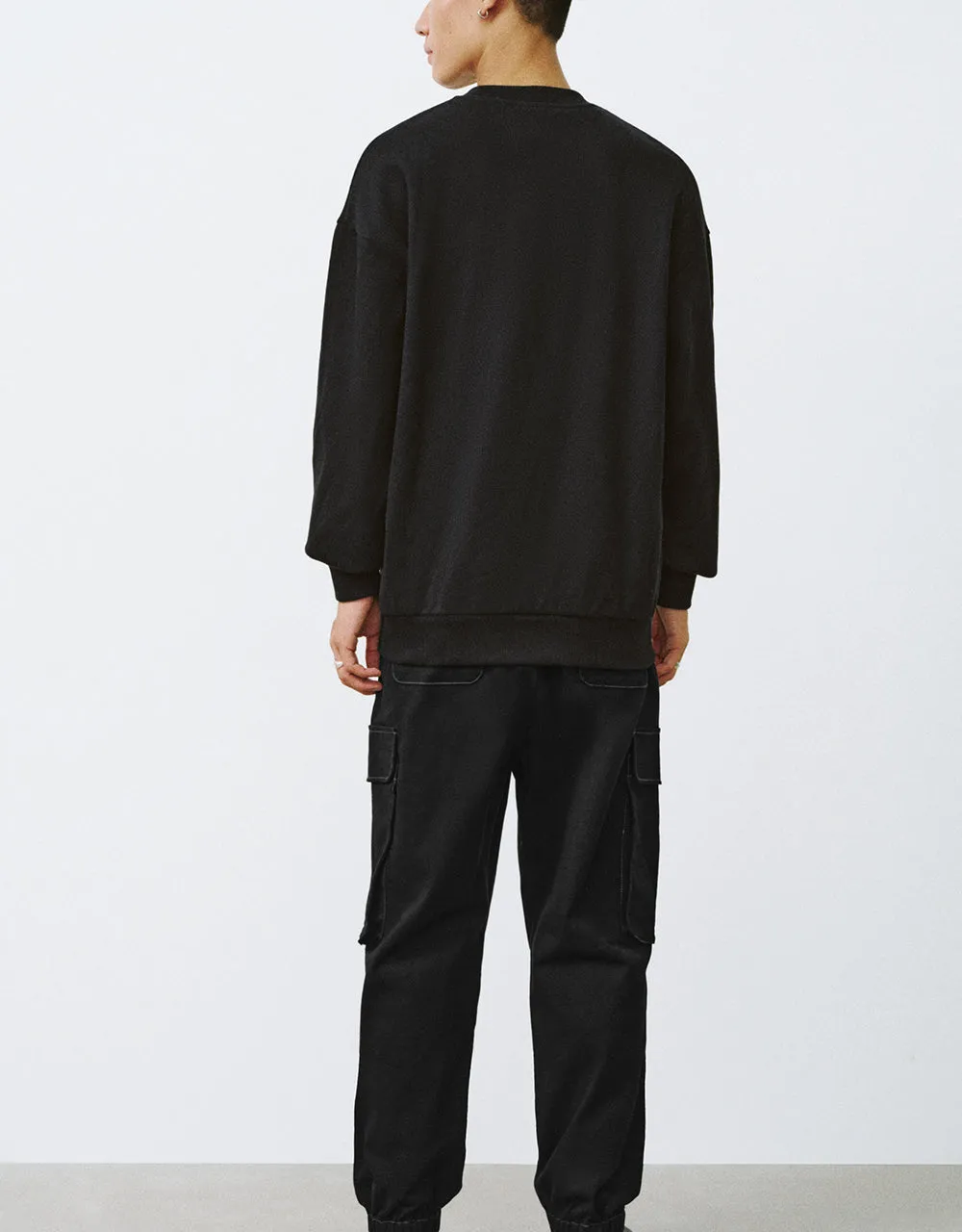 Printed Crew Neck Sweatshirt sold by Urban Revivo product image thumbnail 4