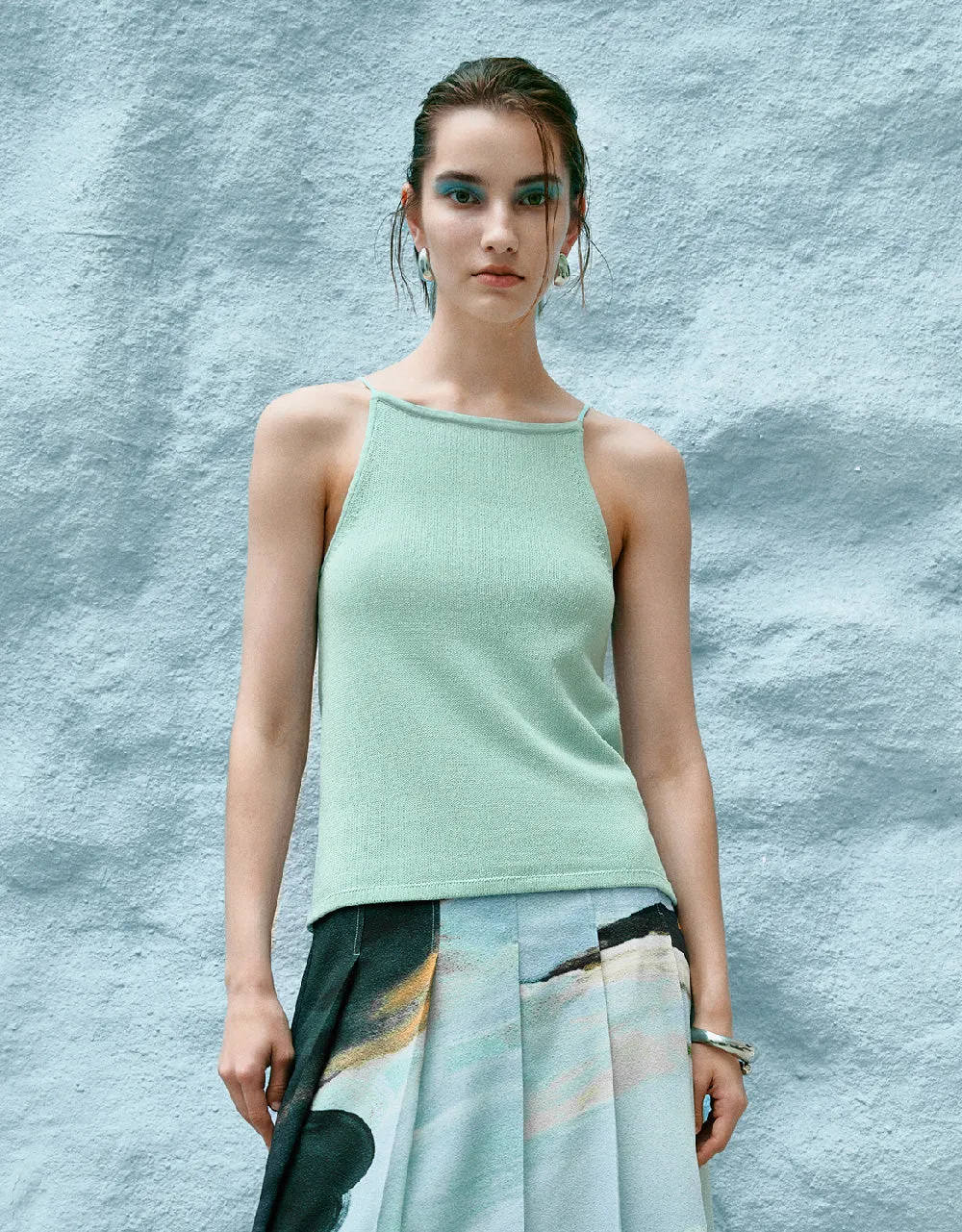 Knitted Cami Top sold by Urban Revivo