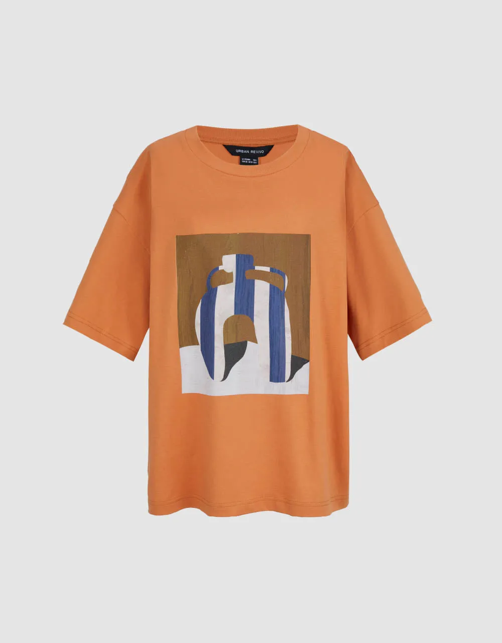 Printed Loose T-Shirt sold by Urban Revivo product image thumbnail 2