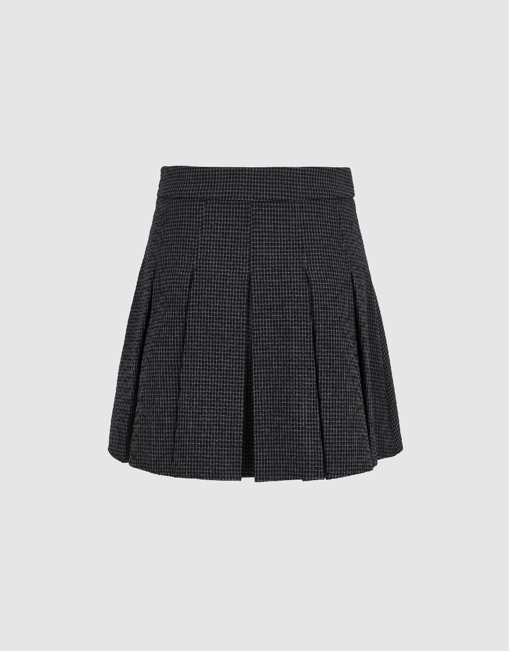 Pleated Mini A-Line Skirt sold by Urban Revivo product image thumbnail 3