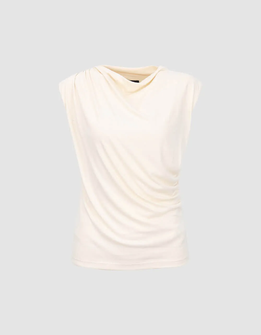 Cowl Neck Skinny Tank Top sold by Urban Revivo product image thumbnail 2