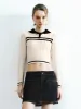 Bow Décor Knitted T-Shirt sold by Urban Revivo