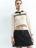 Bow Décor Knitted T-Shirt sold by Urban Revivo