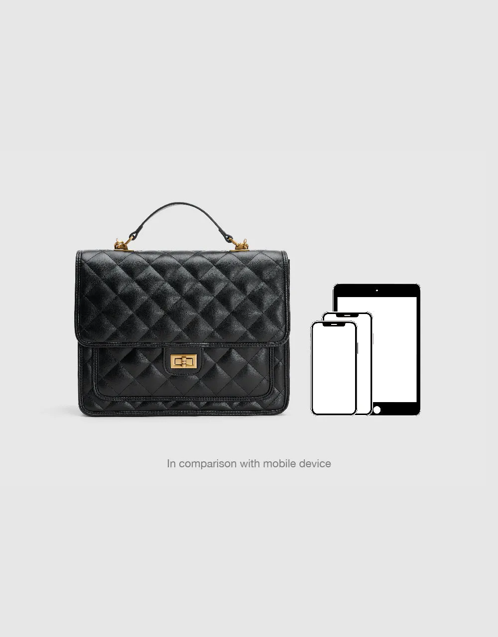 Quilted Embossed Vegan Leather Backpack sold by Urban Revivo product image thumbnail 2
