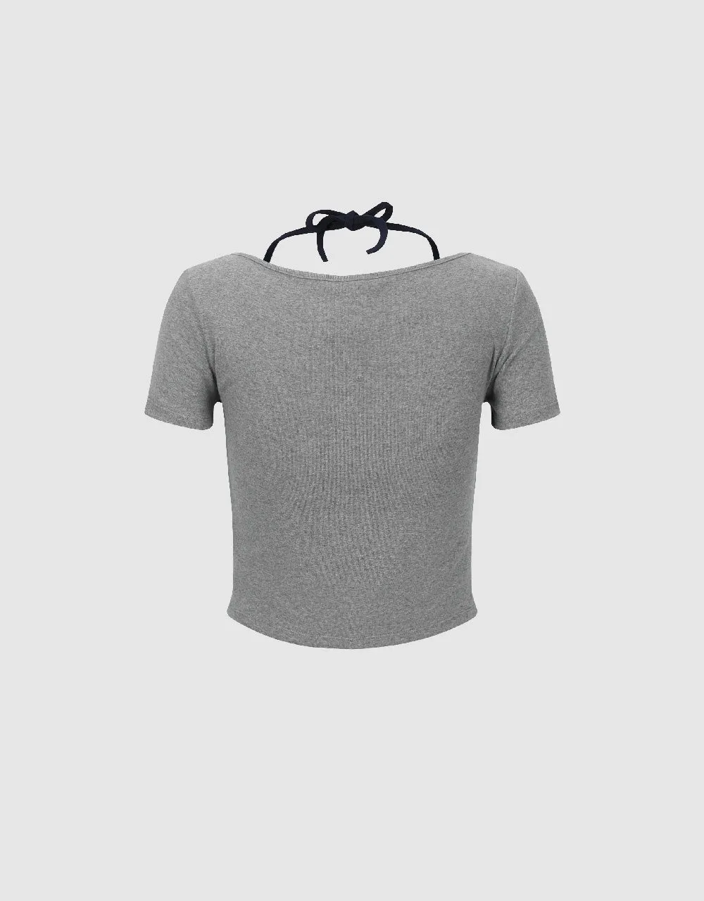 Halter Neck 2 In 1 Skinny T-Shirt sold by Urban Revivo product image thumbnail 5