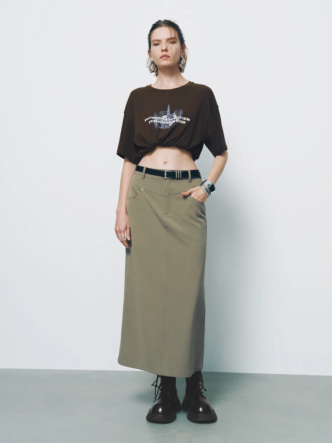 Straight Skirt sold by Urban Revivo product image thumbnail 5