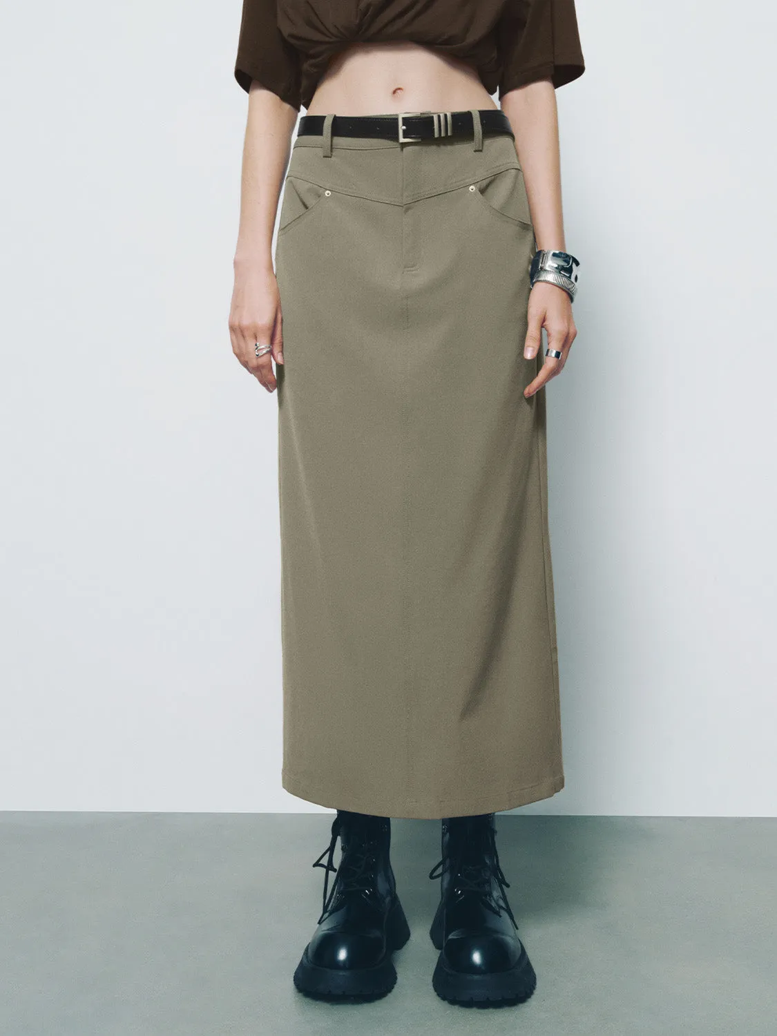 Straight Skirt sold by Urban Revivo product image thumbnail 2