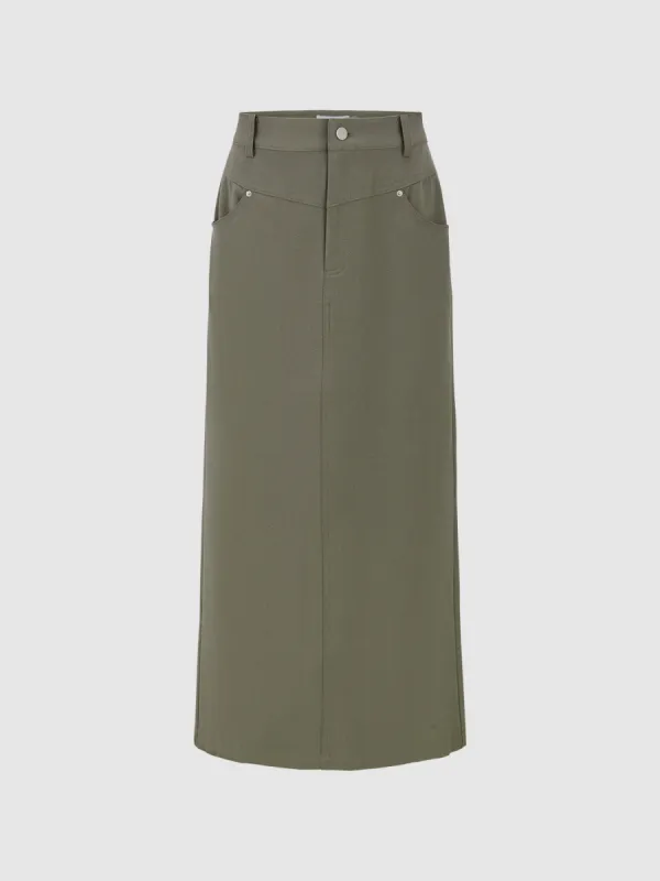 Straight Skirt sold by Urban Revivo