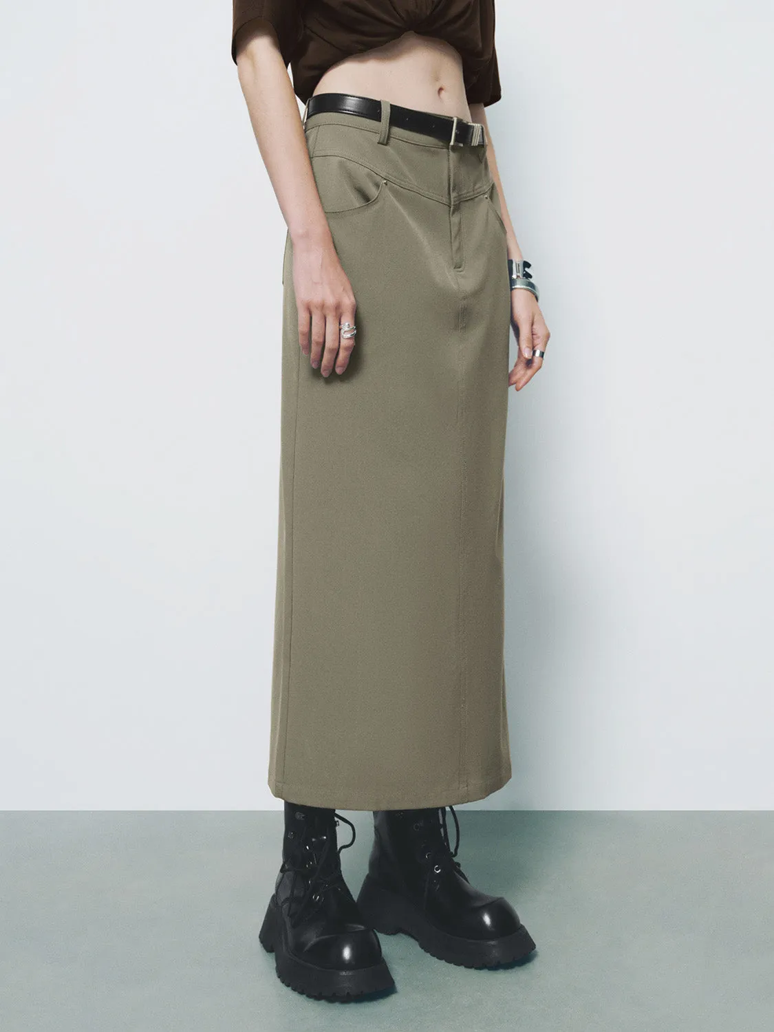 Straight Skirt sold by Urban Revivo product image thumbnail 3