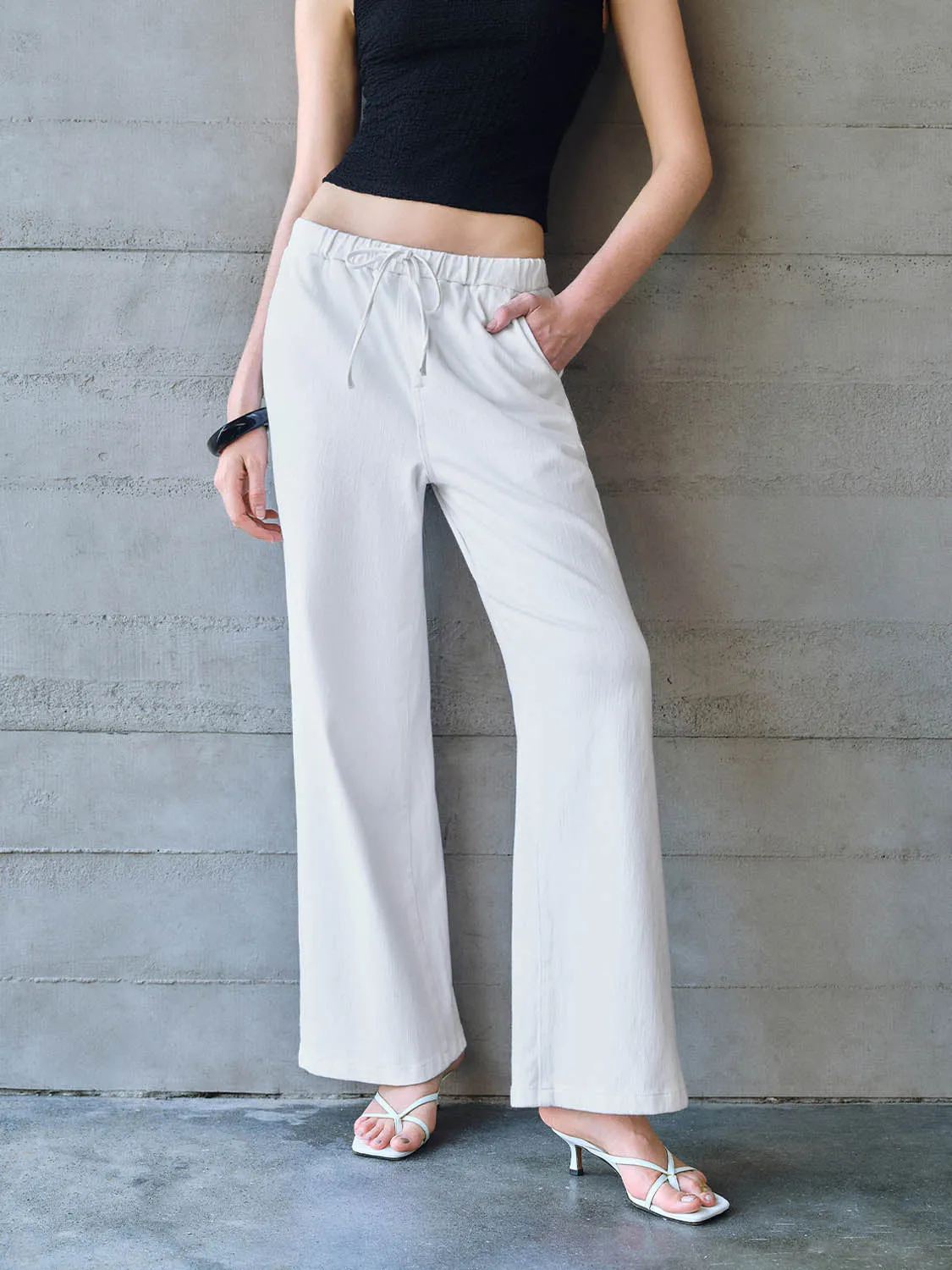 Drawstring Waist Jeans sold by Urban Revivo product image thumbnail 3