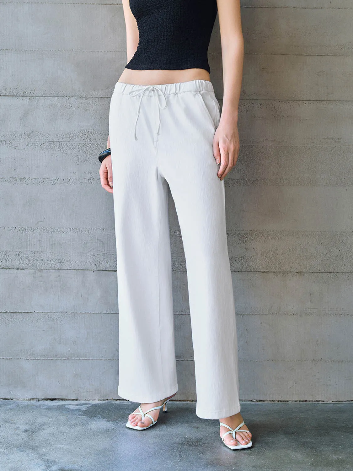 Drawstring Waist Jeans sold by Urban Revivo product image thumbnail 2