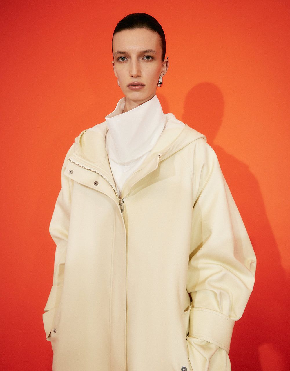 Hooded Long Coat sold by Urban Revivo product image thumbnail 3