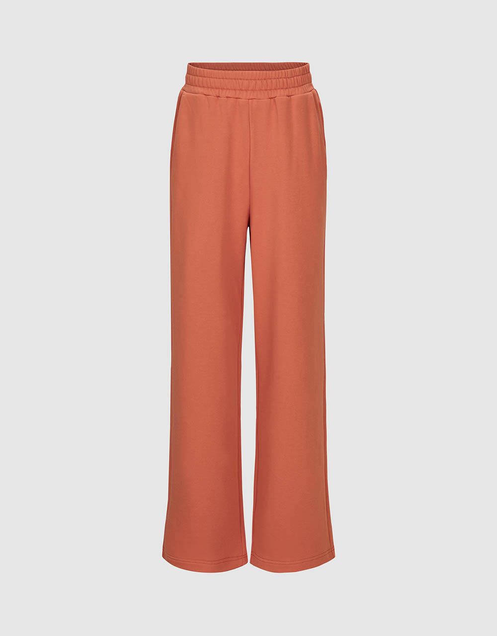 Elastic Waist Knitted Wide-Leg Pants sold by Urban Revivo