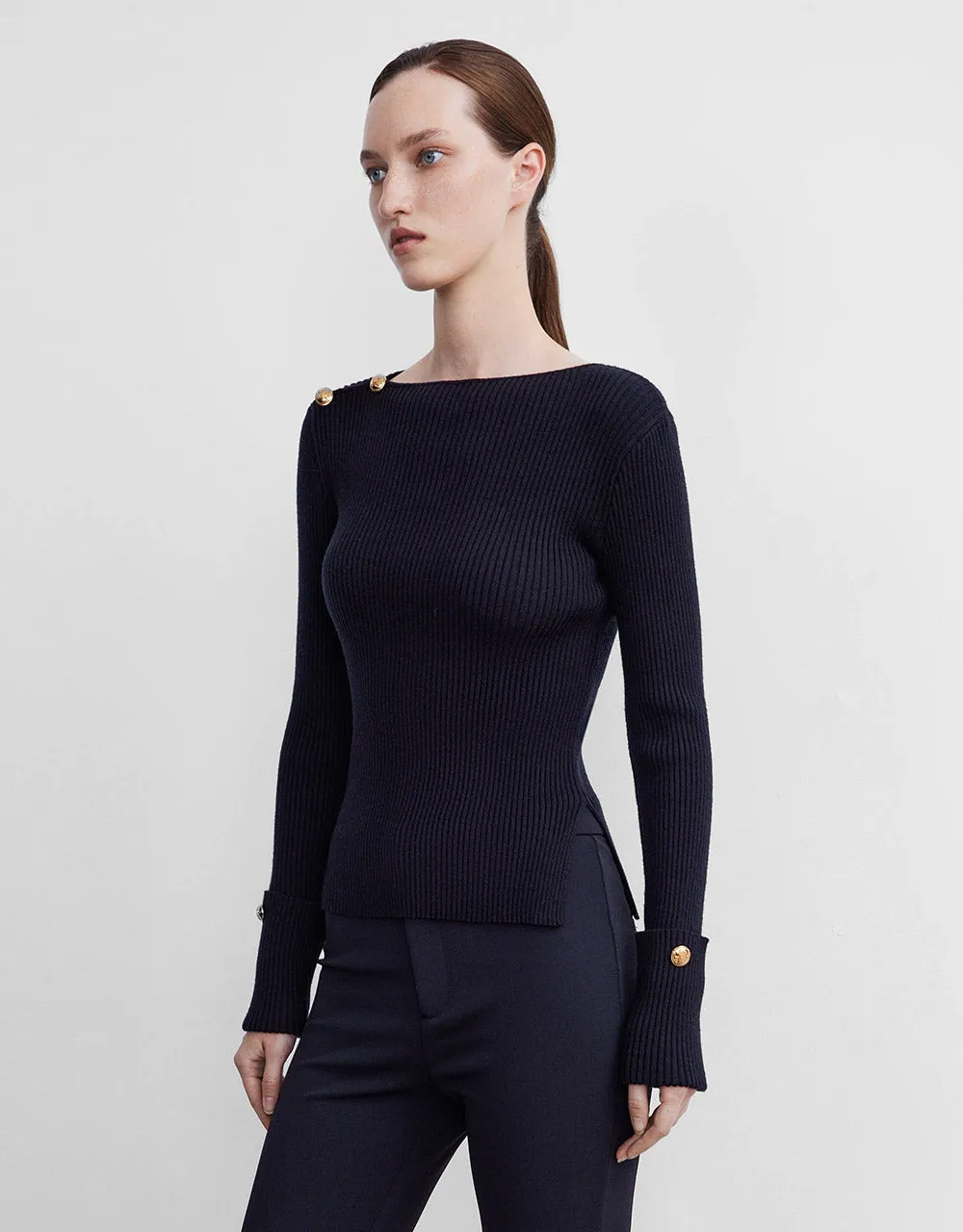 Rib Knit Sweater sold by Urban Revivo product image thumbnail 5