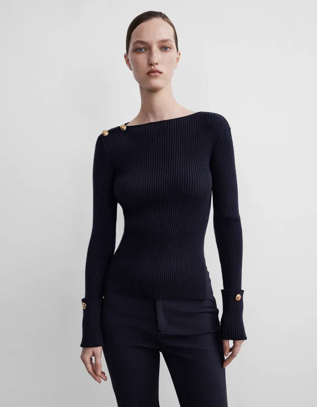 Rib Knit Sweater sold by Urban Revivo