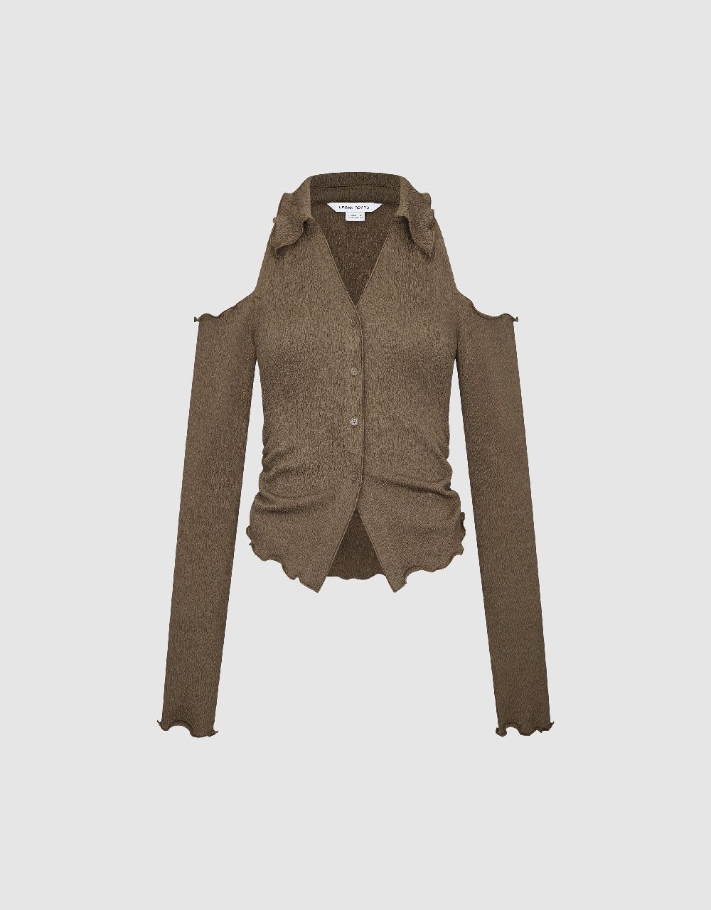 Cold Shoulder Skater Knitted Shirt sold by Urban Revivo product image thumbnail 2