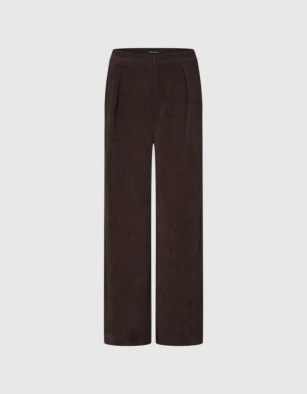 Tailored Knitted Wide-Leg Pants sold by Urban Revivo