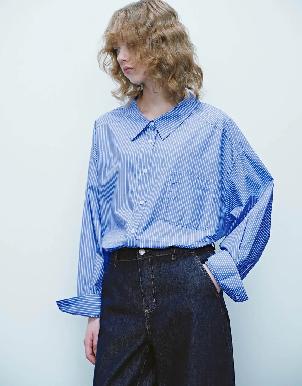 Striped Button Up Shirt sold by Urban Revivo product image thumbnail 3