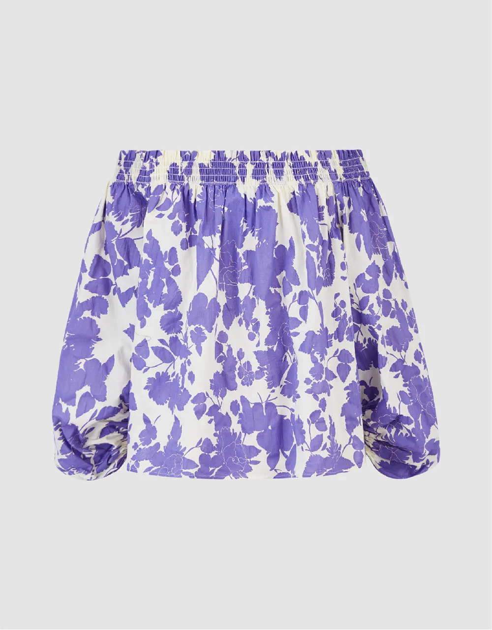 Printed Off-Shoulder Overhead Shirt sold by Urban Revivo product image thumbnail 5