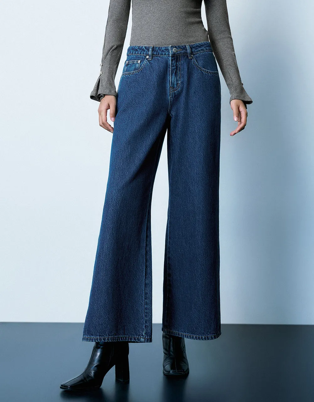 Wide-Leg Jeans sold by Urban Revivo product image thumbnail 2