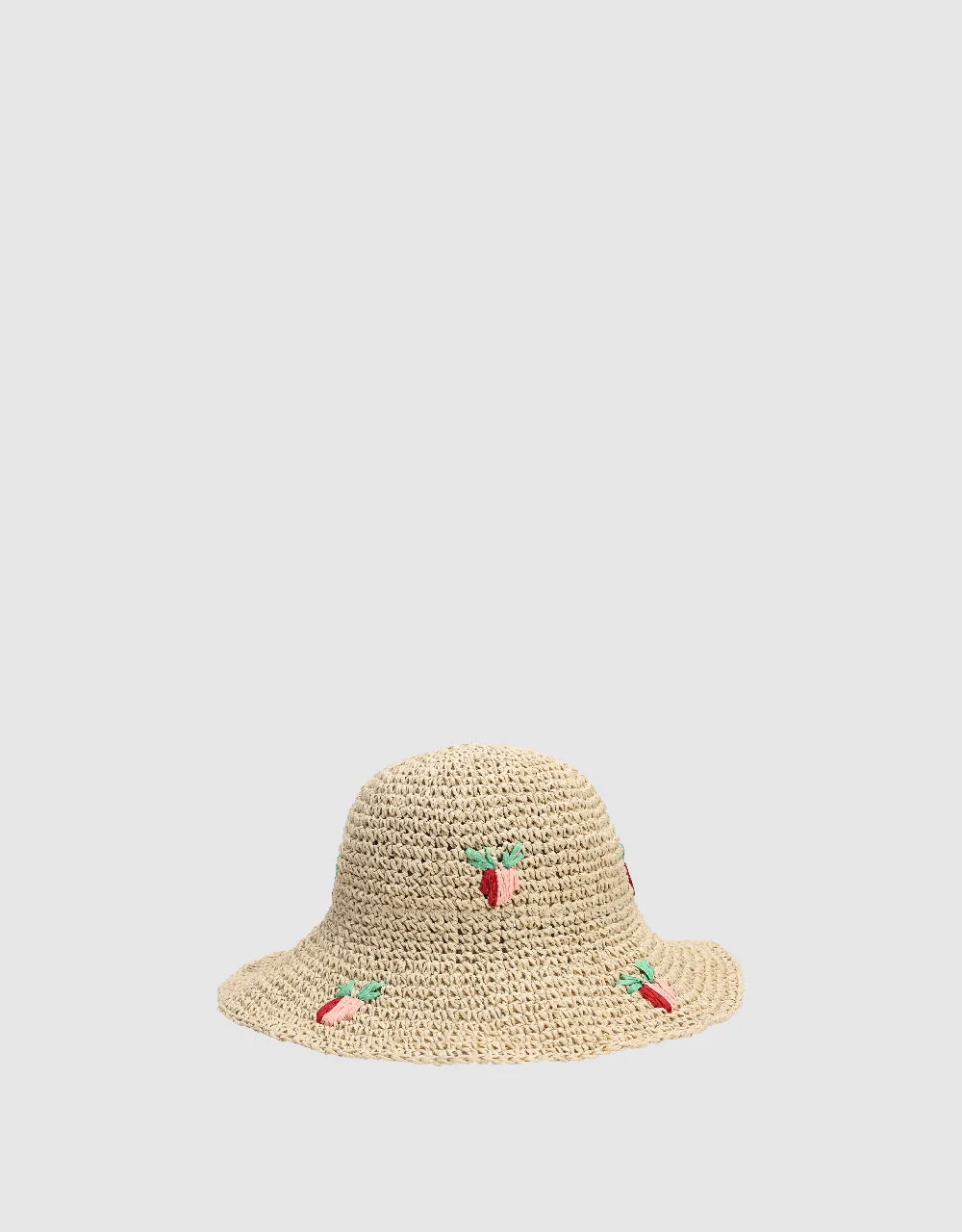 Fruit Embroidered Straw Hat sold by Urban Revivo
