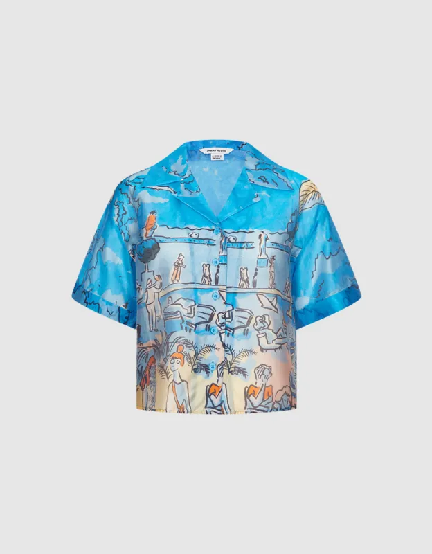Summer Landscape Shirt sold by Urban Revivo