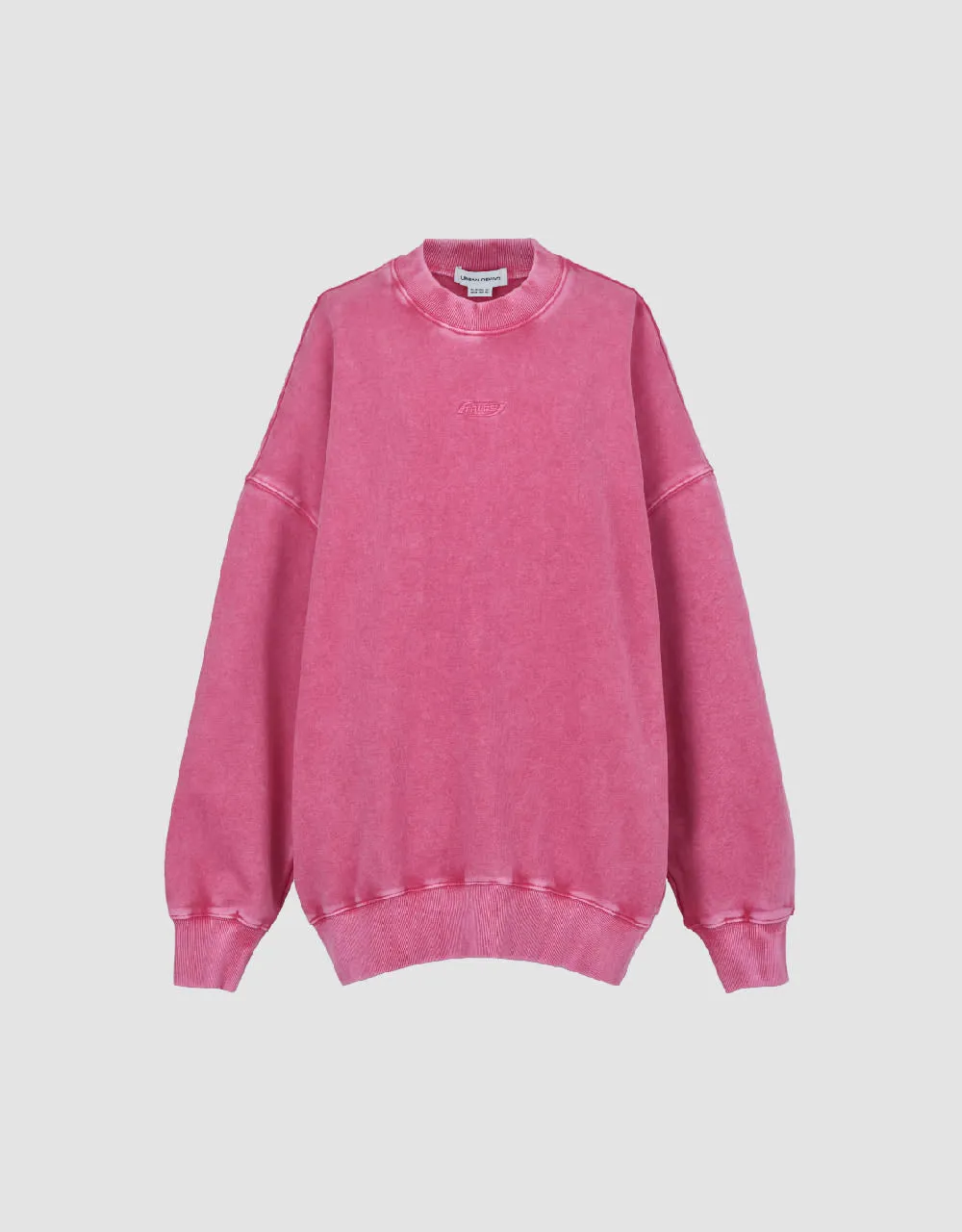 Crew Neck Loose Sweatshirt sold by Urban Revivo