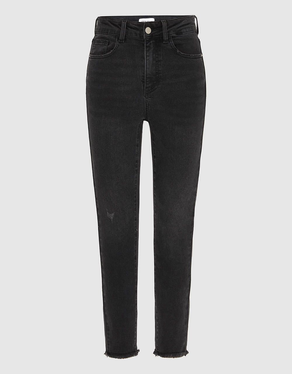 Raw Hem Skinny Jeans sold by Urban Revivo