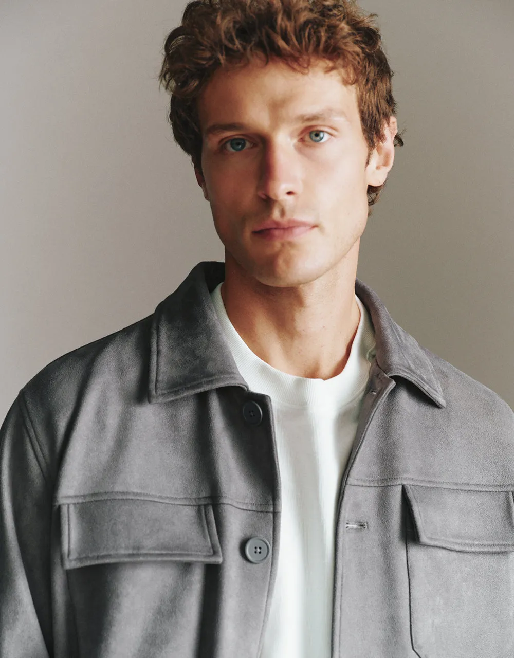 Button Up Straight Jacket sold by Urban Revivo product image thumbnail 4