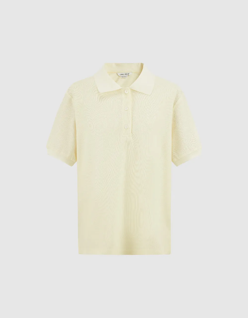 Button Half Placket Strtaight T-Shirt sold by Urban Revivo product image thumbnail 2