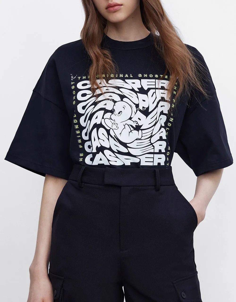 Casper Oversized T-Shirt sold by Urban Revivo product image thumbnail 2
