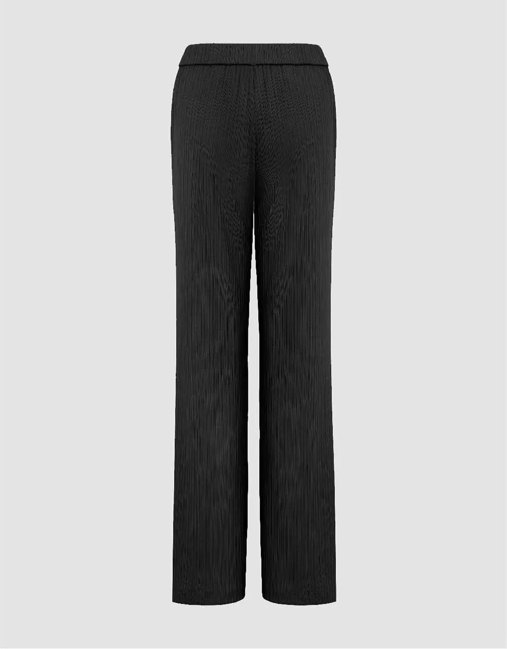 Elastic Waist Knitted Straight Pants sold by Urban Revivo product image thumbnail 3