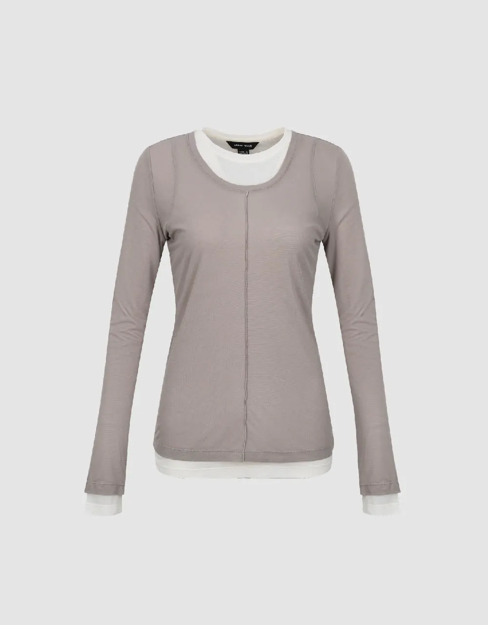 Crew Neck Skinny T-Shirt sold by Urban Revivo product image thumbnail 2