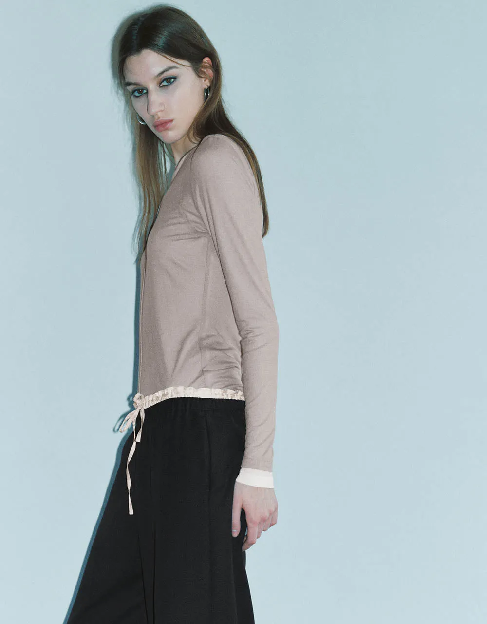 Crew Neck Skinny T-Shirt sold by Urban Revivo product image thumbnail 3