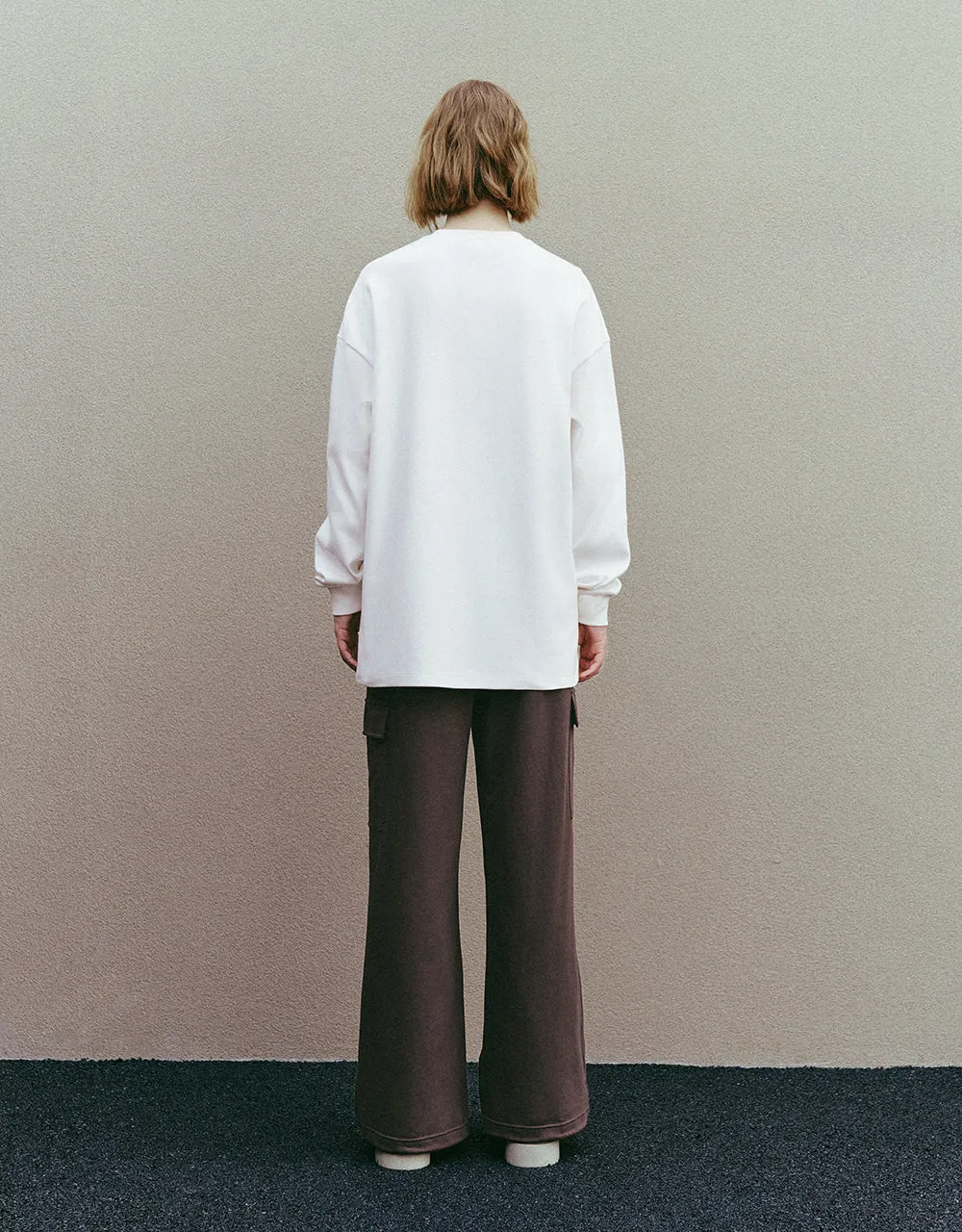 Drawstring Waist Knitted Straight Pants sold by Urban Revivo product image thumbnail 5