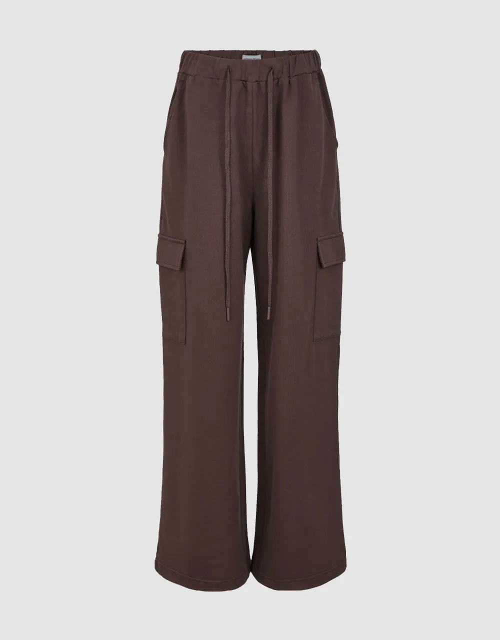 Drawstring Waist Knitted Straight Pants sold by Urban Revivo