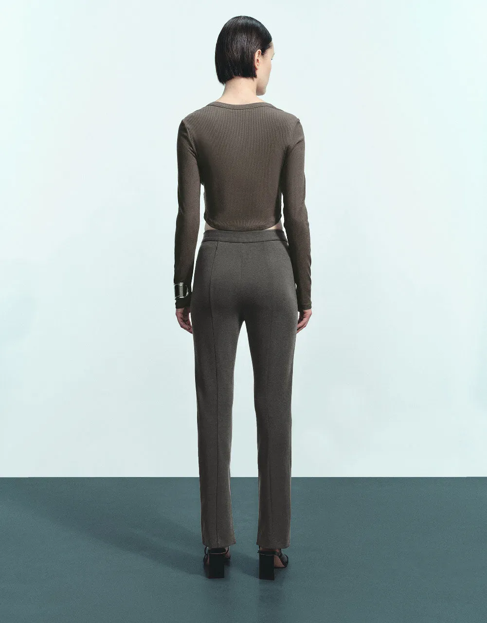 Knitted Straight Pants sold by Urban Revivo product image thumbnail 5