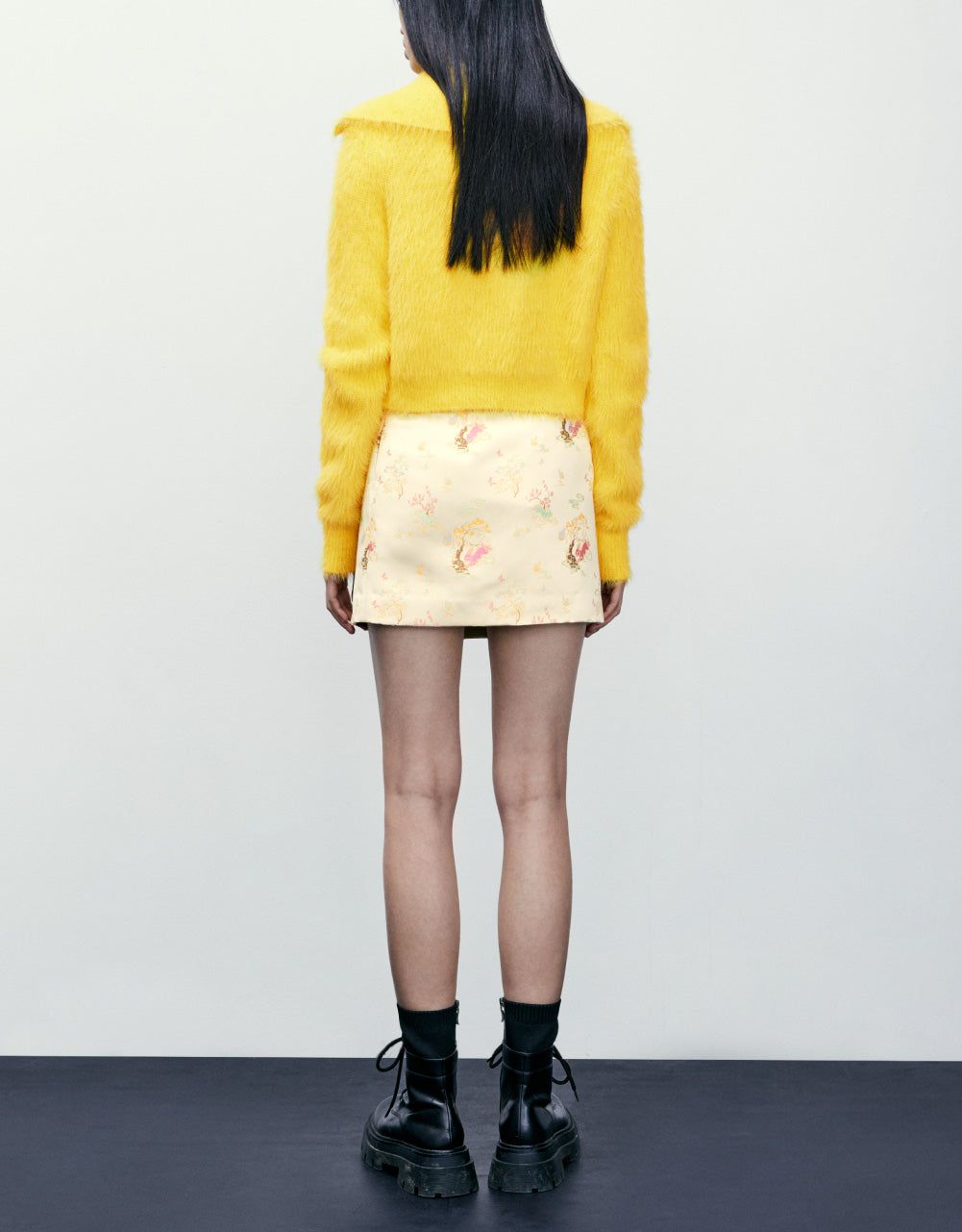 Zip Through Fluffy Knit Cardigan sold by Urban Revivo product image thumbnail 4