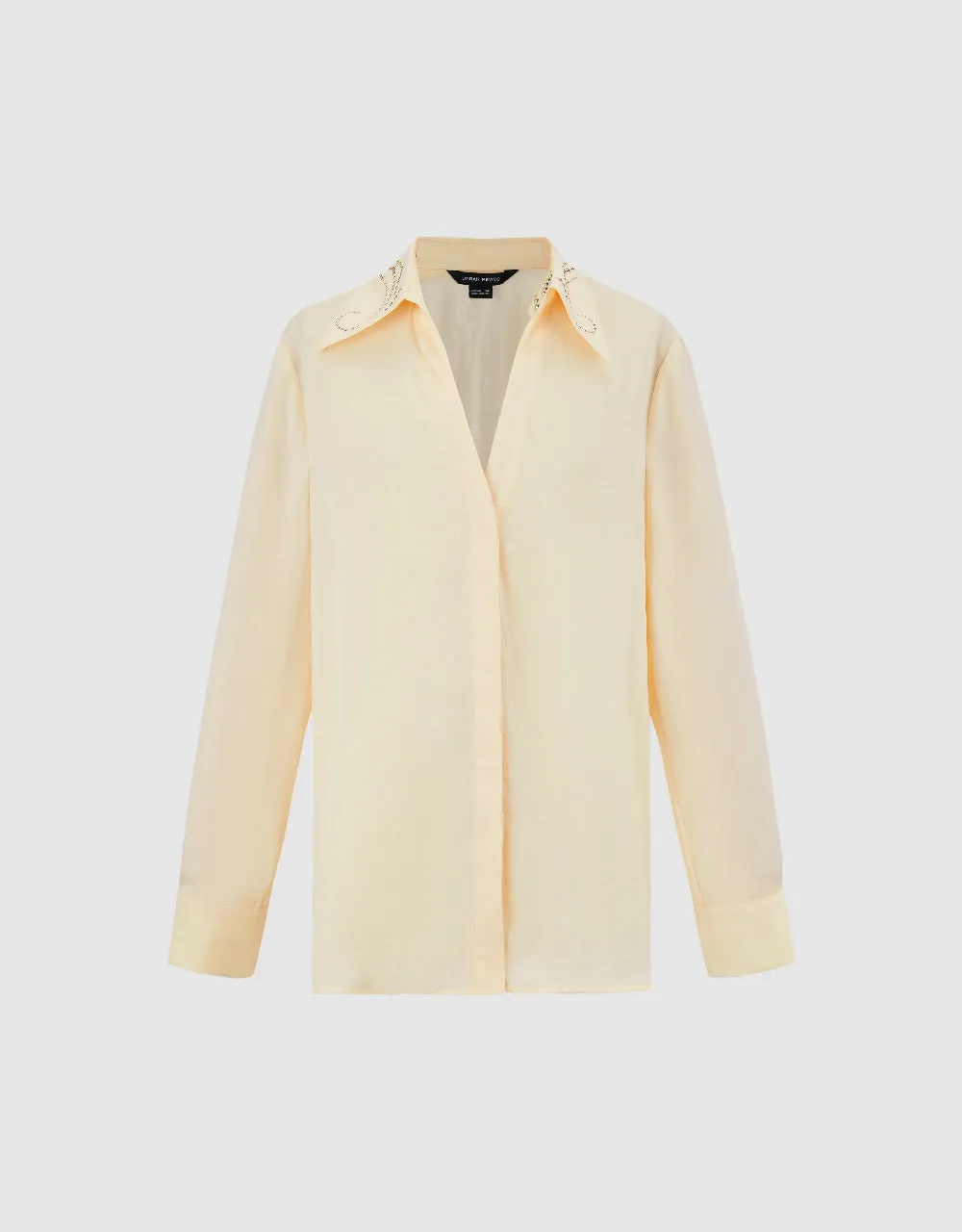 Collared Neck Straight Shirt sold by Urban Revivo product image thumbnail 2