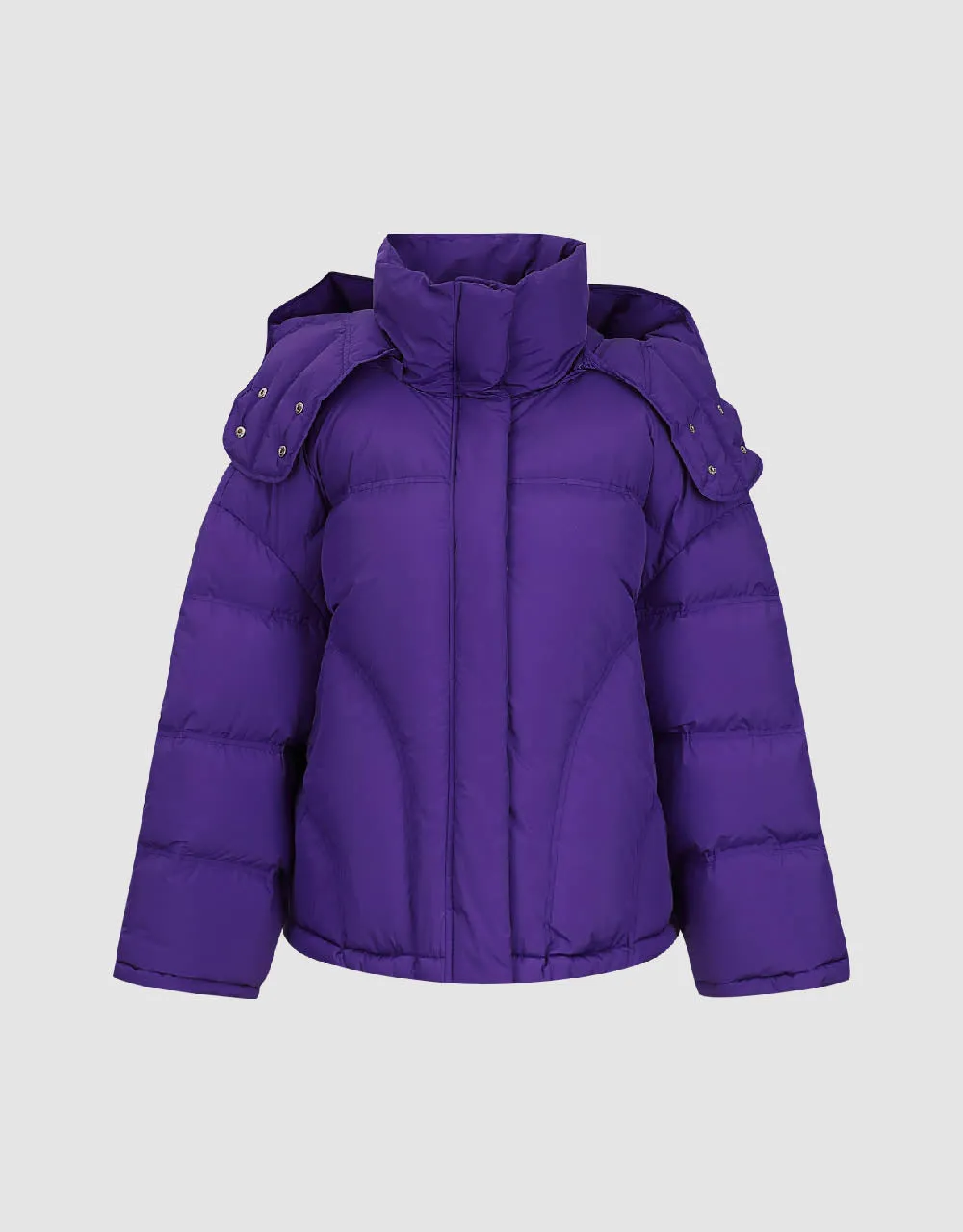 Drop Shoulder Sleeve Puffer Jacket sold by Urban Revivo product image thumbnail 2