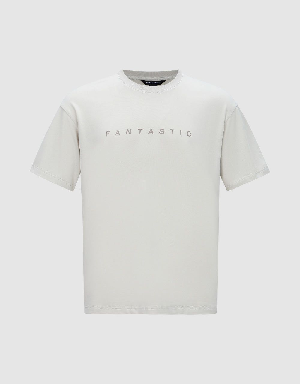 Letter Embossed Crew Neck T-Shirt sold by Urban Revivo product image thumbnail 5