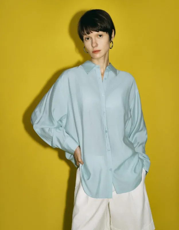 Button Up Thin Shirt sold by Urban Revivo